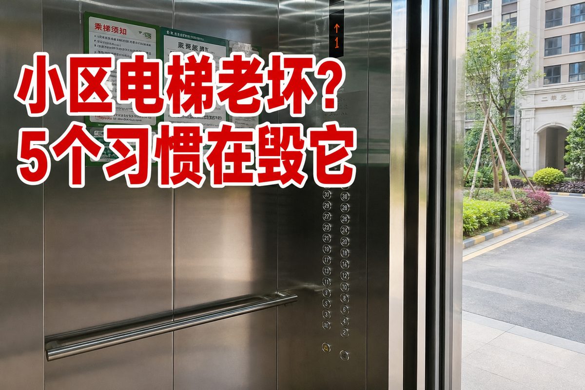 武汉某小区电梯轿厢装修期间的防护板